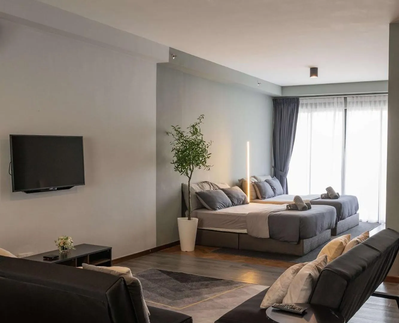 Deluxe Seaview Suite Twin Bed By The Only Bnb Tanjung Tokong Apartmán